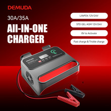 Car Battery Charger 24 12 Volt Rechargeable 14.6v Lifepo4