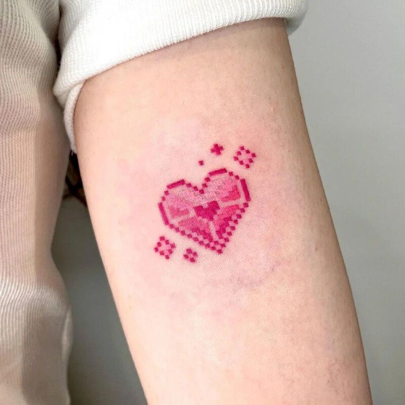 Wang Sulong Concert Heart Mosaic Tattoo Stickers Small Pattern Cartoon Stickers Sexy Stickers Pixel Tattoo Stickers Wang Sulong Concert Heart Mosaic Tattoo Stickers Small Pattern Cartoon Stickers Sexy Stickers Pixel Tattoo Stickers