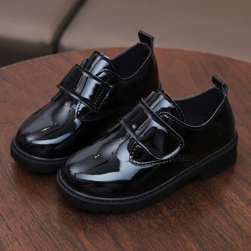 Children's casual footwear for leather shoes for boys, shoes, autumn, soft sole, for teenagers, noble cut