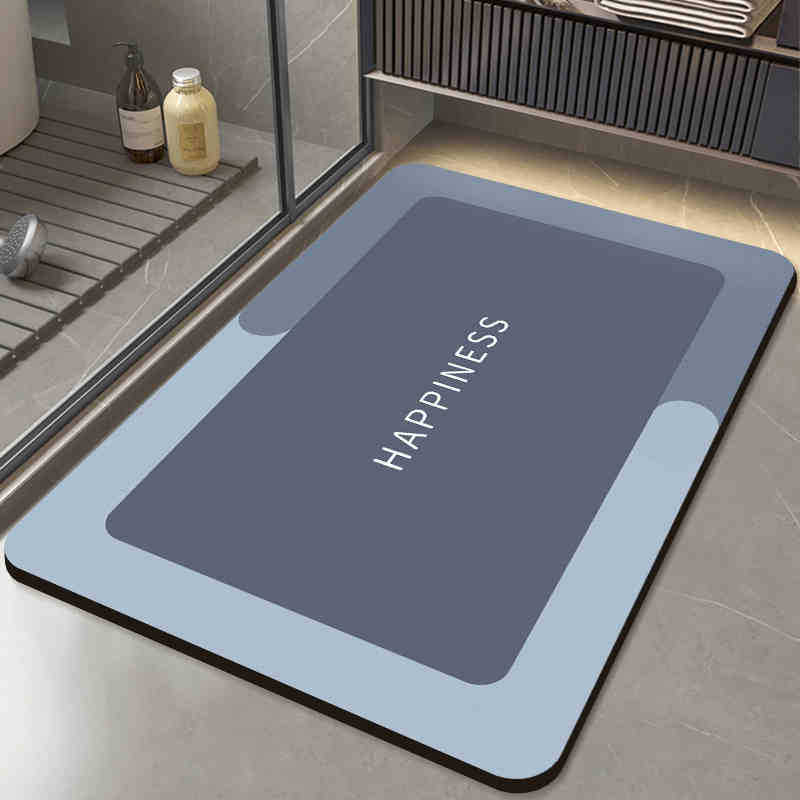Bathroom diatomite floor mat for home use, absorbent and quick-drying foot mat for bathroom, entryway, and doorway carpet Bathroom diatomite floor mat for home use, absorbent and quick-drying foot mat for bathroom, entryway, and doorway carpet