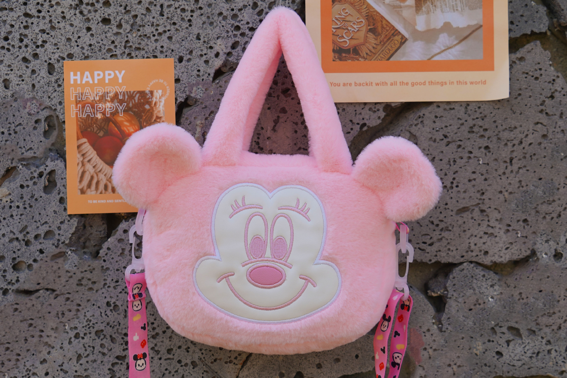 Juguete de peluche Muñeca de agarre de 8 pulgadas Cute Yugui Dog Bolsa diagonal Dibujos animados Melody Girl Heart Kulomi Bag