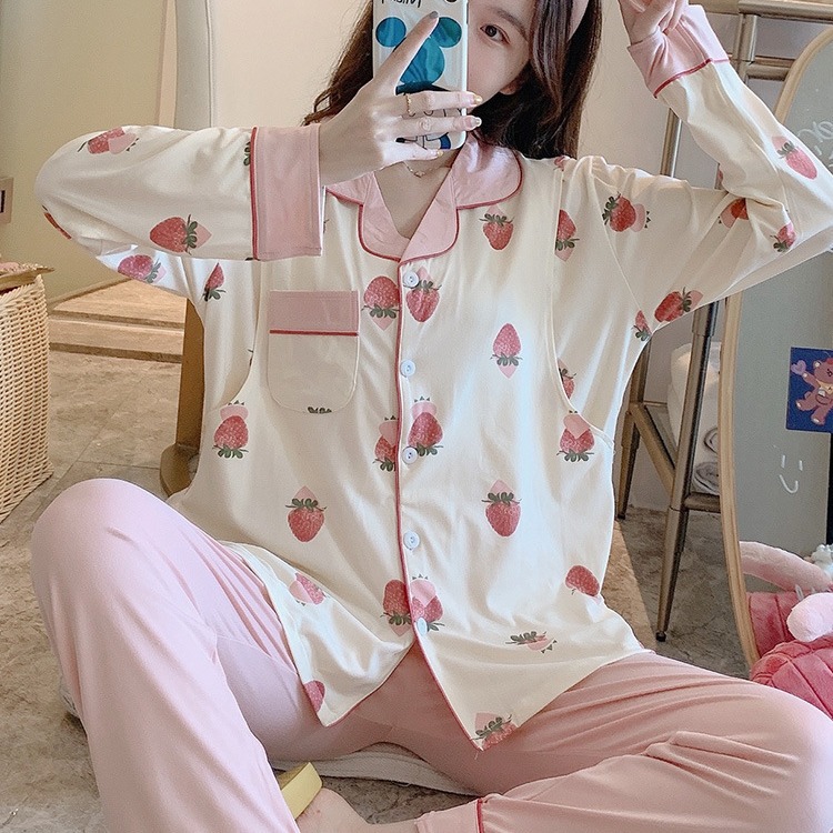 月子服春秋冬季产后仿棉开衫孕妇睡衣哺乳夏季薄款家居服喂奶衣