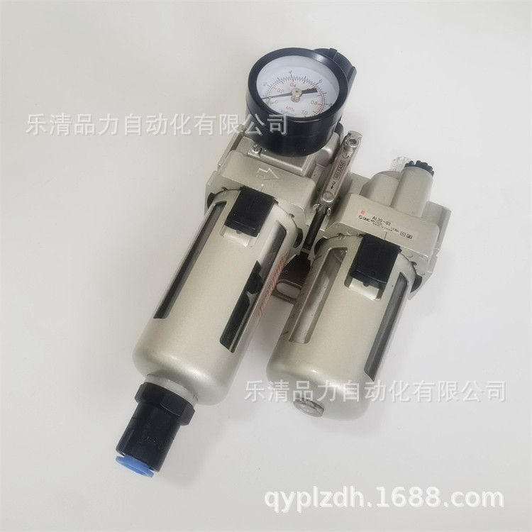 SMC二联件AC20A/AC30A/AC40A-01D-02C-03DE-04CE/DG/CG/DM/CM-2-R