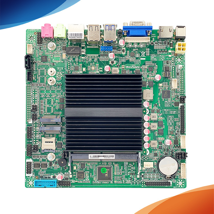 金越翔嵌入式 MINI工业主板J6412双网口 X86一体机教育医疗精选板