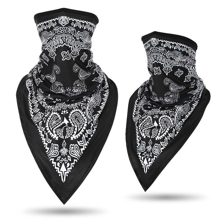 Cross-Border Trendy Headscarf Street Dance Fashion Paisley Mask Hip-Hop Neck Gaiter Outdoor High-Elastic Pinhole Breathable Cycling Three