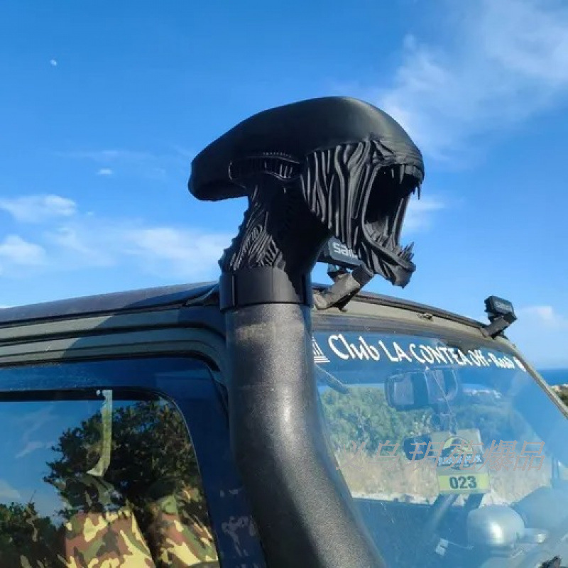 Transfronterizos Car ventilación cubierta led snorkel tapa de ventilación cubierta superior coche nadar sombrero de buceo