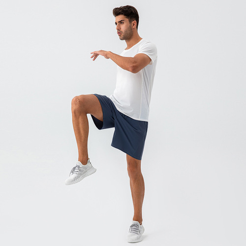 Men's Summer Quick-Dry Breathable Sports Shorts Loose Casual Outdoor Running Training Fitness Five-Pocket Shorts 31420