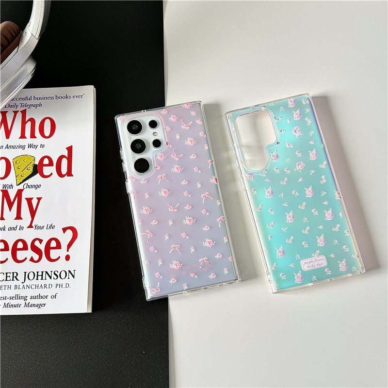 Suitable for Laser Floral Galaxy S26/S23/S24Ultra Samsung S24 Phone Cases A13/S25, Etc