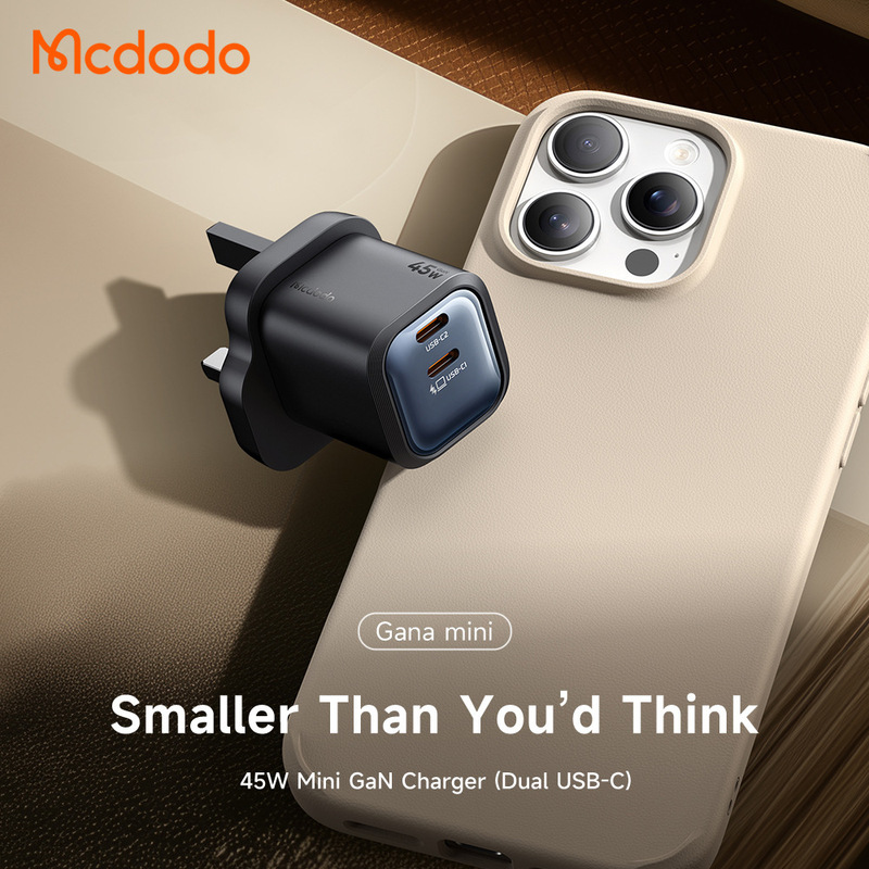 Maiduoduo 45W Gana Mini Super Mini Charger Dual Usb-C Fast Charging Suitable for Samsung Mobile Phone Charging Head