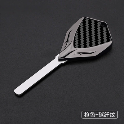 CFMOTO 450NK 500SR – Motorcycle Key - gunmetal-color-carbon-fiber-pattern-cf-450nk