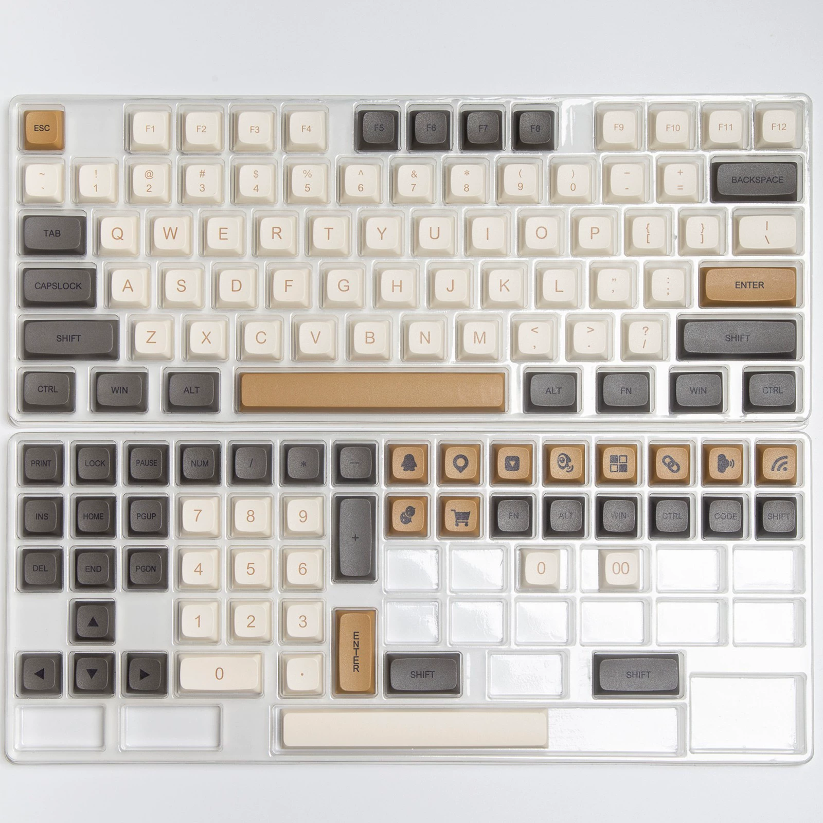 Micro -light keycap XDA highly sublimated personalized keycap PBT material opaque mechanical keyboard cap full -sets