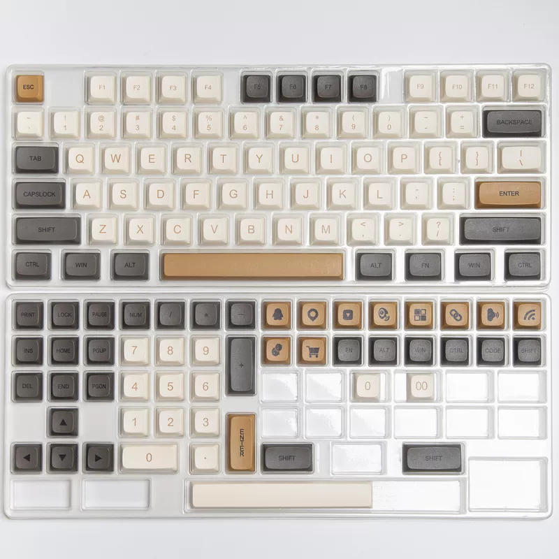 Micro -light keycap XDA highly sublimated personalized keycap PBT material opaque mechanical keyboard cap full -sets