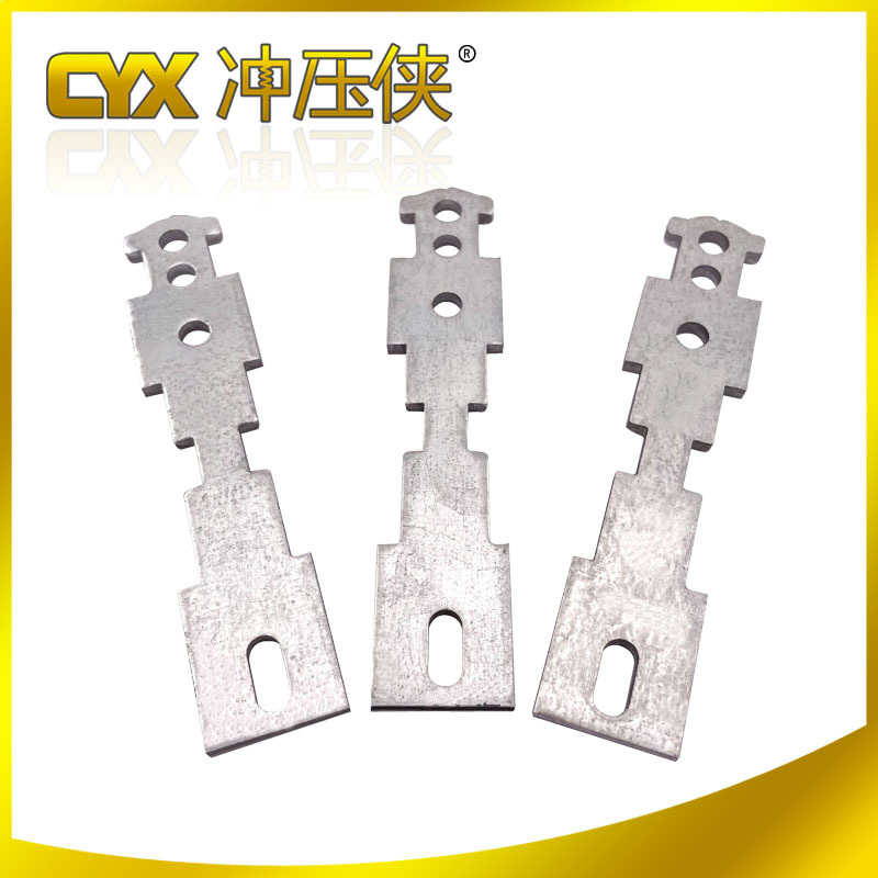 五金冲压件 镀锌铁片 异型加重铁  95*20*3.0mm 配重铁  配重块