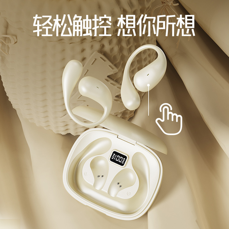 Cross-border X32 New OWS Bluetooth Headset Ear-hanging Headset Large Power Digital Display Screen Motion Noise Reduction Can be Substitute