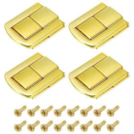 箱包方形日字型锁扣 珠宝盒首饰盒压铸平板扣锁扣五金搭扣太平锁