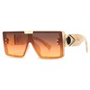 Capacious sunglasses for elderly, human head suitable for men and women, glasses solar-powered, European style