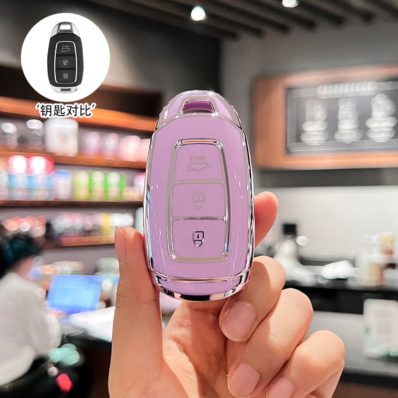 [modern k style] silver edge purple-single pack