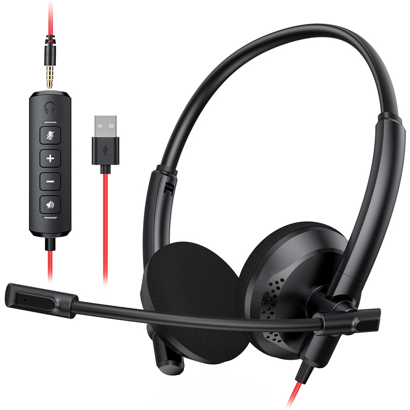 NUBWO HW03 lightweight wired telephone headset business office headset cross-border new manufacturer