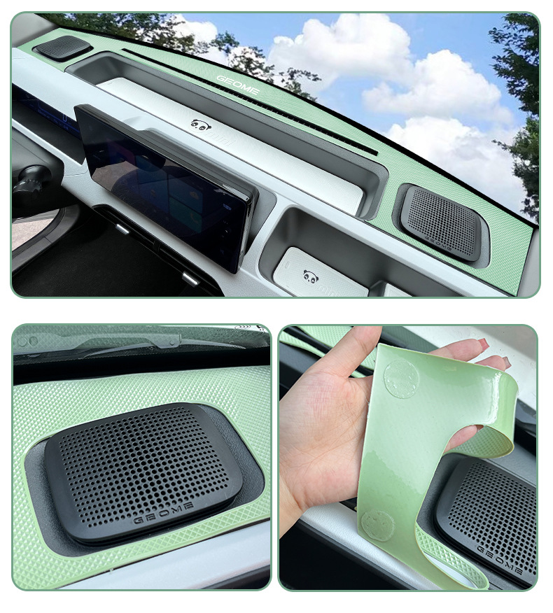 Geely Panda Light Avoidance Pad Interior Mini Car Modification Central Control Integrated Instrument Panel Anti-Slip Pad Accessories Door Slot Pad