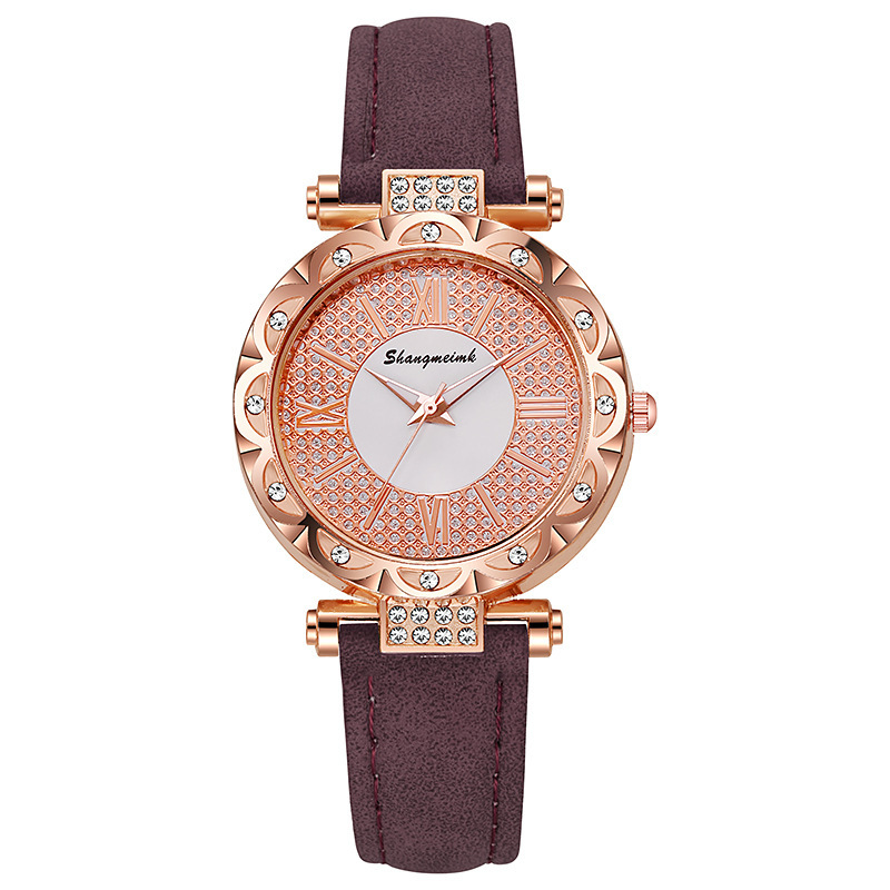 Comercio exterior transfronterizo nuevas señoras estilo coreano reloj de cuarzo simple cinturón clásico reloj de mujer traje de moda