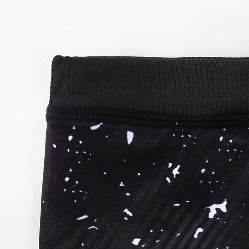 Japan station's new printed yoga pants women's high-waist tight dance fitness pants quick-drying sports fitness yoga clothes