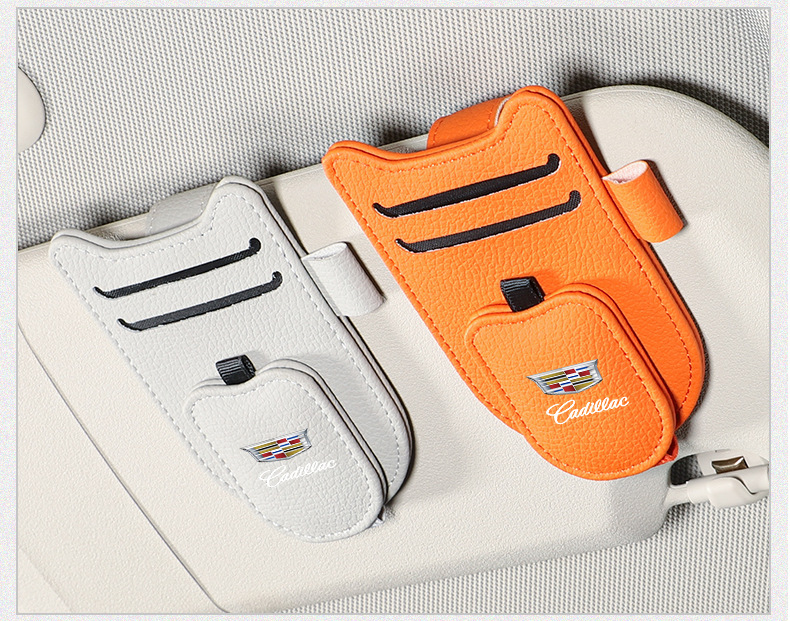 Suitable for Cadillac CT4 CT5 CT6 XT5 XT6 car glasses clip multifunctional sun visor ticket clip