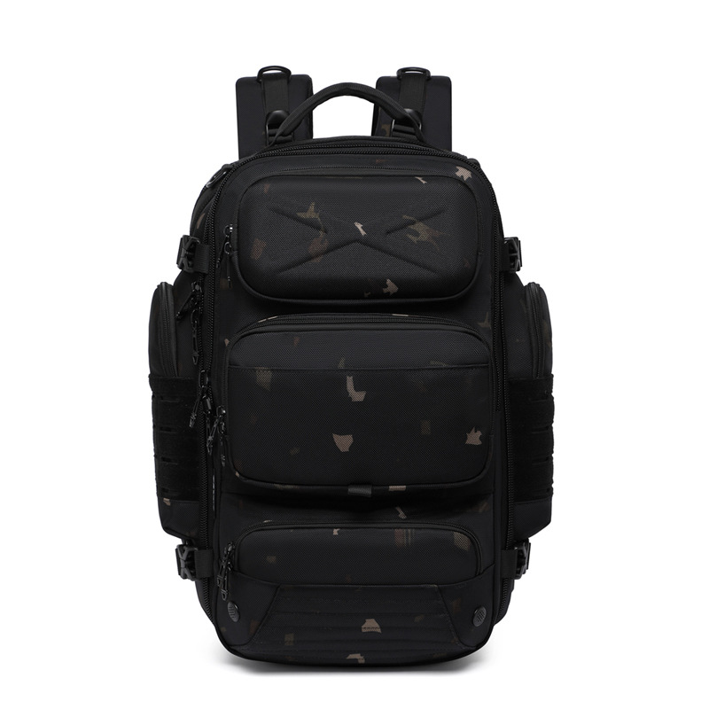 Nueva mochila para hombre, mochila de viaje de corta distancia de gran capacidad, mochila táctica impermeable multifuncional para viajes al aire libre, bolsa para ordenador