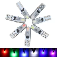 Автомобильный светодиодный индикатор T5 3014 2SMD Индикатор T5 Dashboard Лампа 12V Внутренний свет атмосферы