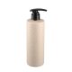 Degradable wheat straw material HDPE plastic bottle 120ml 500ml washing and protection supplies essence liquid shoulder bottle