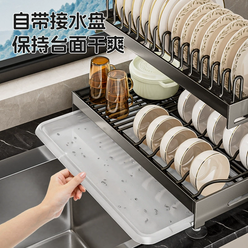 Кухонная полка для мисок, сушильные полки, шкаф, полка для посуды, столешница, многофункциональная полка для мисок, посуды, палочек, держатель для чаш, хранение