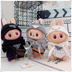 ラブブベビー服ラブブ服第三世代ペンダントユニバーサルビッグブランドトレンディカジュアルスウェットシャツクロスボディバッグセット