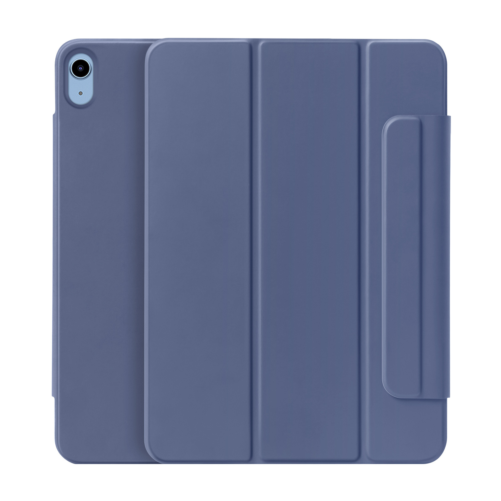 Aplicable para iPad Pro11 succión de doble cara clip iPad 10.9 simple cubierta plana de tres pliegues con cubierta de pluma al por mayor