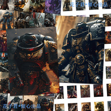 63张战锤40K贴纸炫酷高颜值创意游戏周边DIY装饰手账手机贴批发