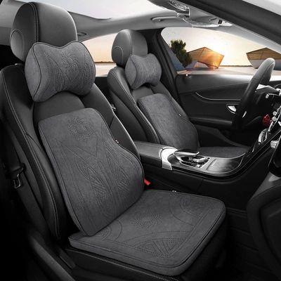 New Cross-Border Hot-Selling Suede Car Headrest