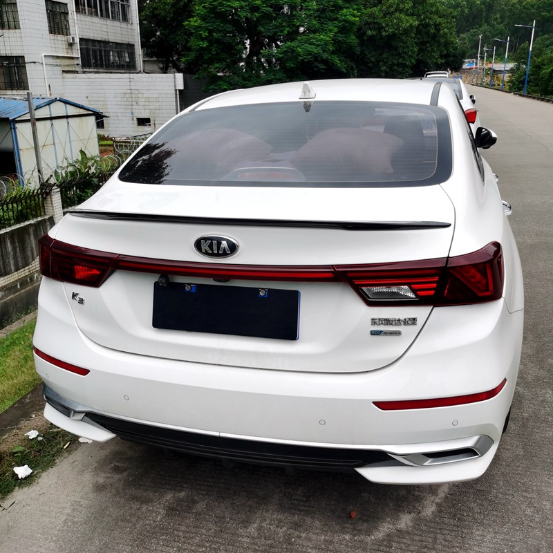 Suitable for 2019-2024 Kia K3 Rear Wing New K3 Modification Special Punch-Free Paint Decorative Tail Press