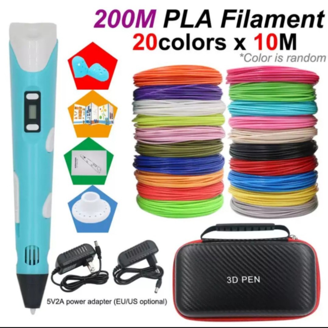 Cross-border 3D Printed Stroke Book Silicone Resistente al quemado Muñeco accesorios periféricos DIY gratuitos Bolsa de almacenamiento Consumibles PLA