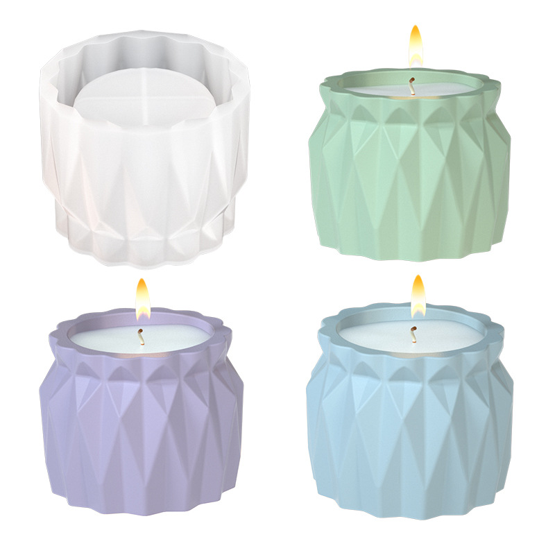Molde para Macetas y Vasos de Velas de Silicona para DIY y Velas Aromáticas