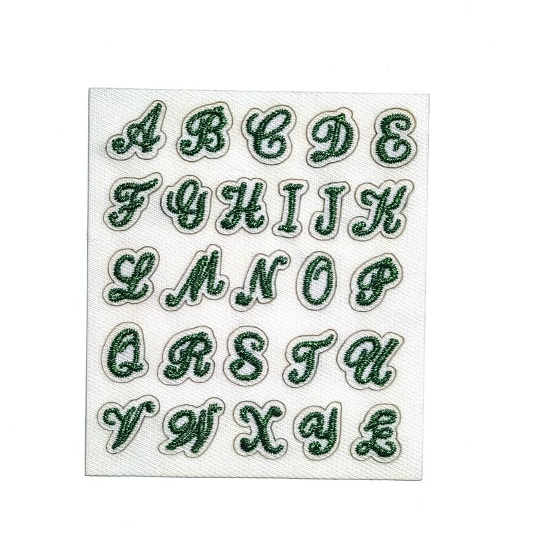 亚马逊跨境字母自粘刺绣贴纸diy字母补丁贴卡通图案服装辅料布贴|undefined