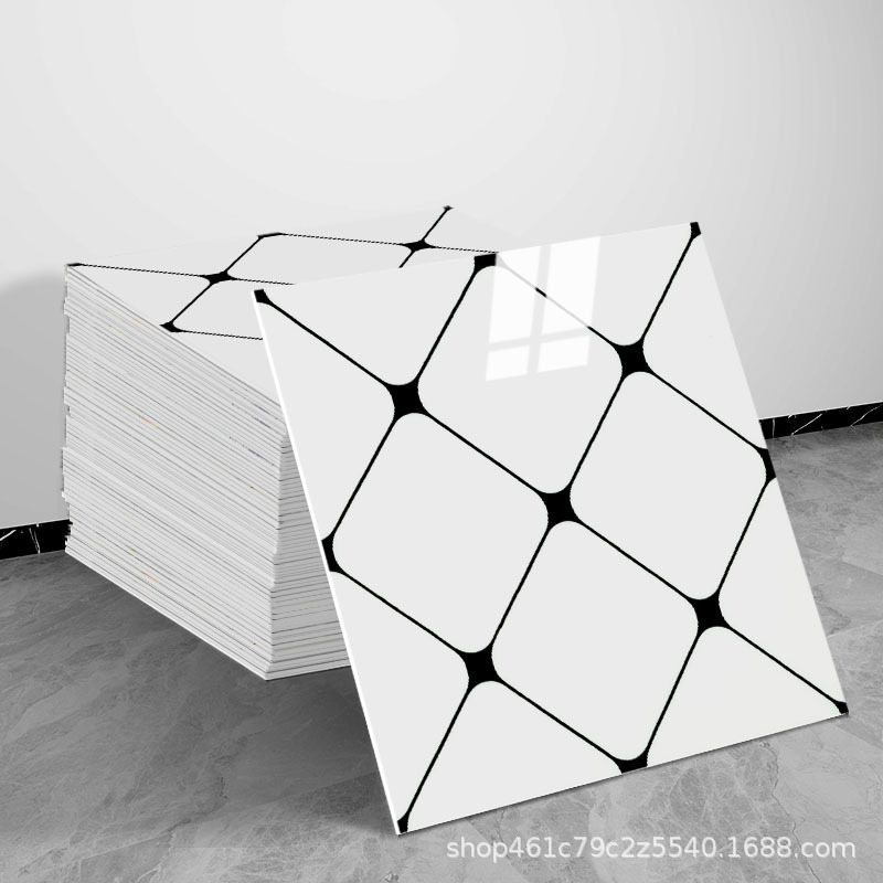 跨境外贸仿大理石鎏金3d瓷砖贴墙面翻新装饰贴纸防油防水墙纸自粘|undefined