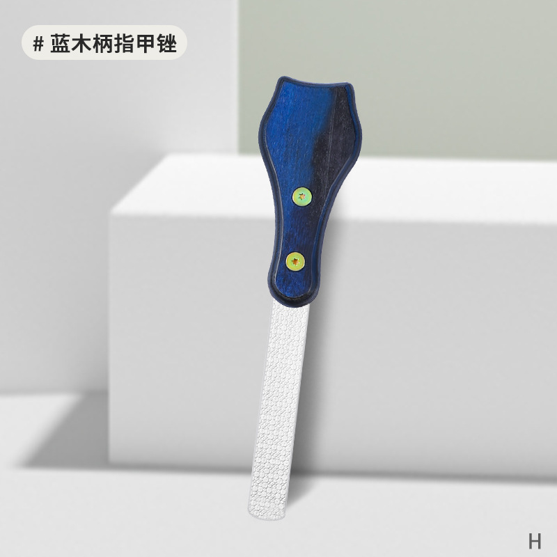 Mango de madera, conjunto de tijeras de uñas, alicates grandes duros, cuchillo de uñas, alicates de uñas, abertura de uñas gruesas.