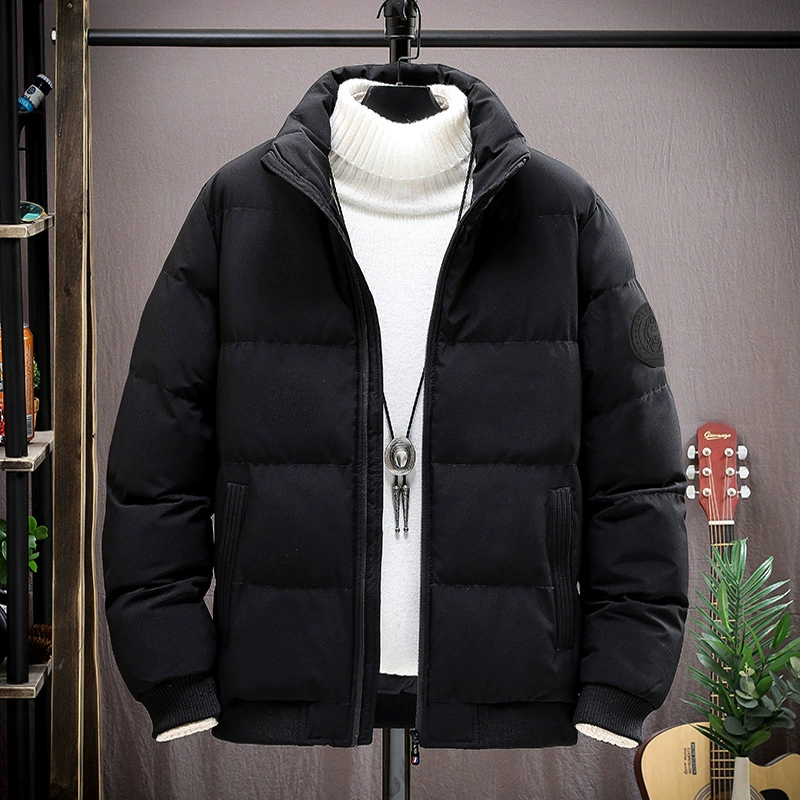 Men's winter down jacket, windproof loose fit, thickened insulation, leisure style