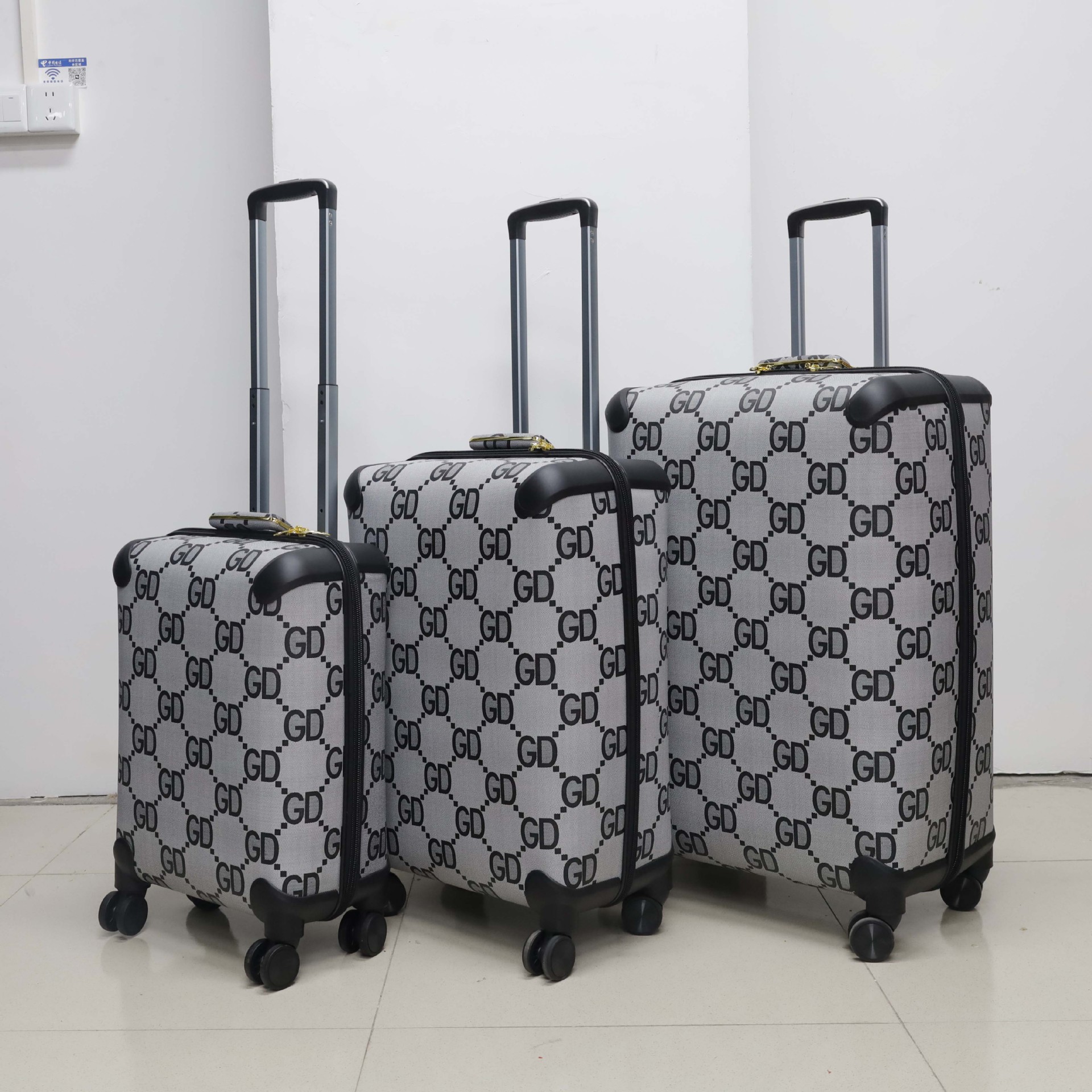 Factory Wholesale Lightweight New Travel Suitcase European and American Retro Cross-Border Portable Suitcase Popular Suitcase