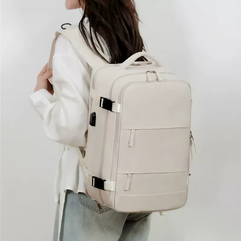 跨境旅行双肩背包女士大容量多功能双肩包男学生书包旅行包行李包