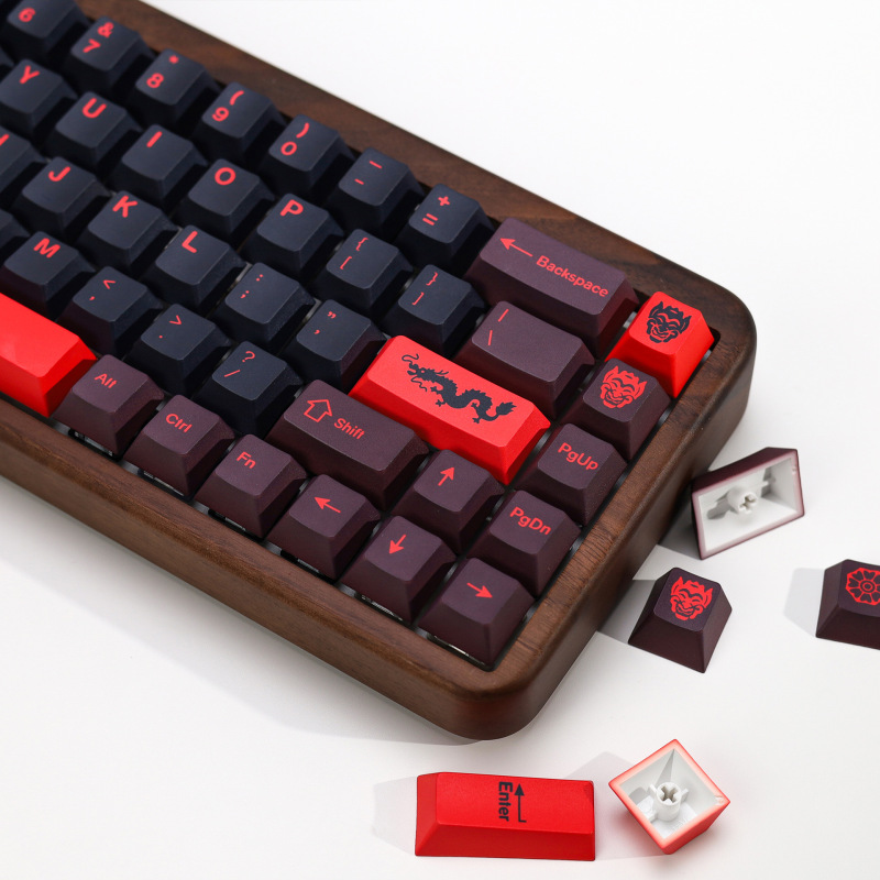 Red Dragon Keycaps