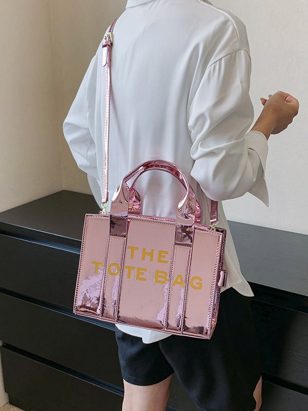 Corea del Sur Dongdaemun brillante bolso de mano para mujeres 2024 nueva moda alta exquisita mochila de hombro