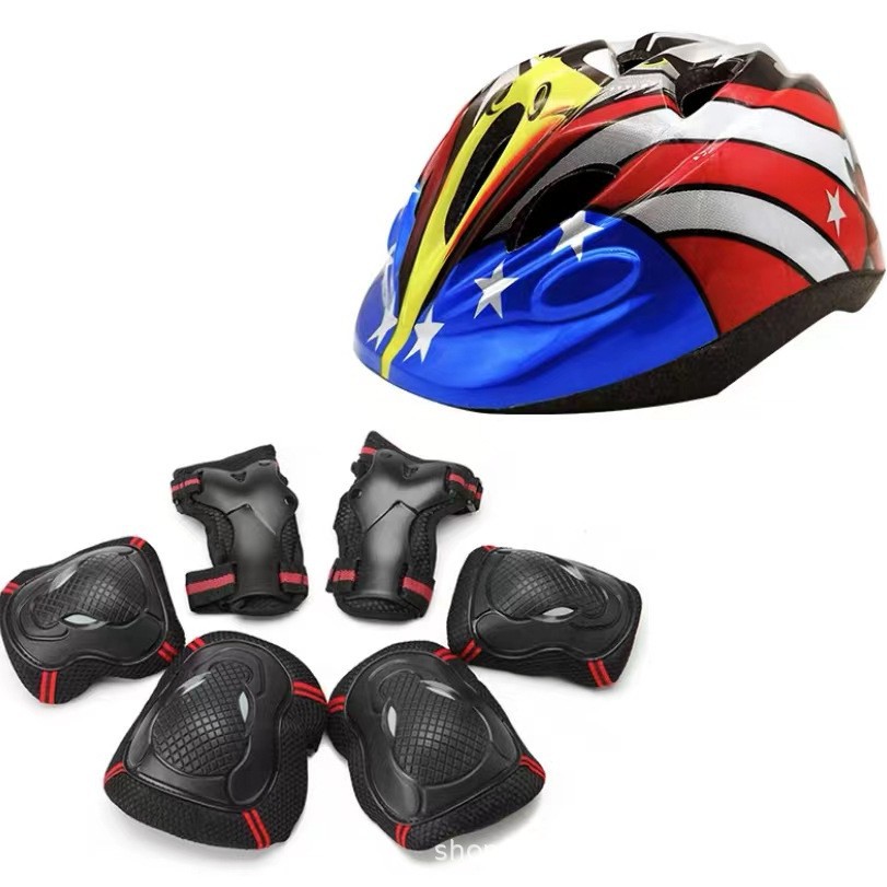 Montar el equipo de protección patinaje sobre ruedas traje de protección patinaje monopatín adulto Lu Chong zapatos de patinaje equipo de protección bicicleta rótula