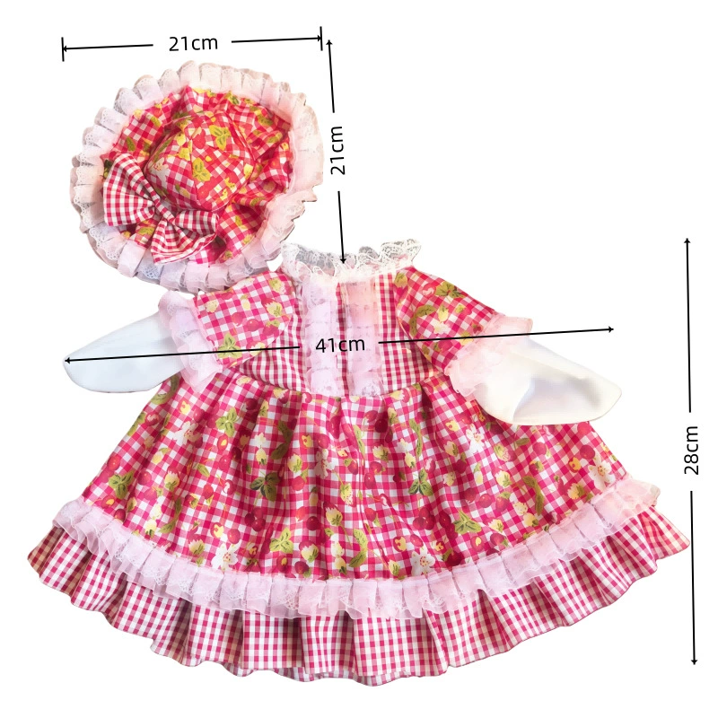 Кросс-бордердный лук Porch Goose Clothes 2025 Новая Большая белая утка Cherry Lolita одежда 58g