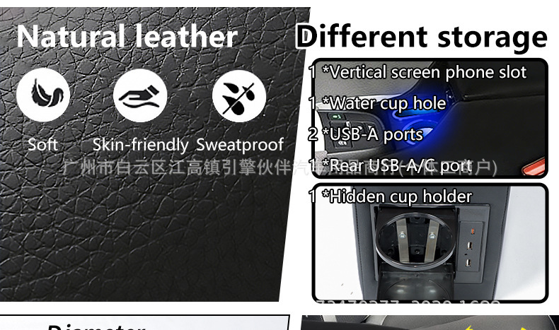 Suitable for Honda Fit GR series special car armrest box, HONDA FIT GR central console modified armrest
