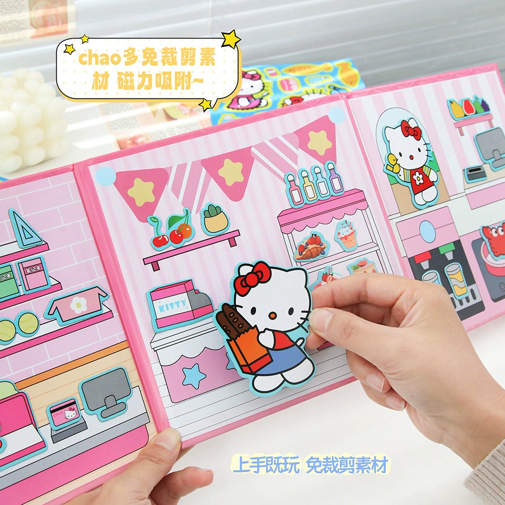 Small magnetic smart toy, constructor for dressing up, DIY