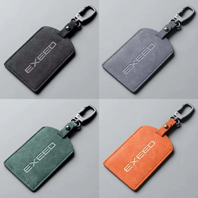 Card Holder Key Case, Car key bag - dark-green-starway-metal-square-buckle